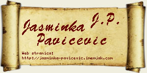 Jasminka Pavičević vizit kartica